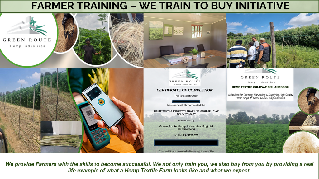 Hemp Training - GRHI 'We Train to Buy'