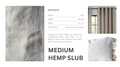 Medium Hemp Slub