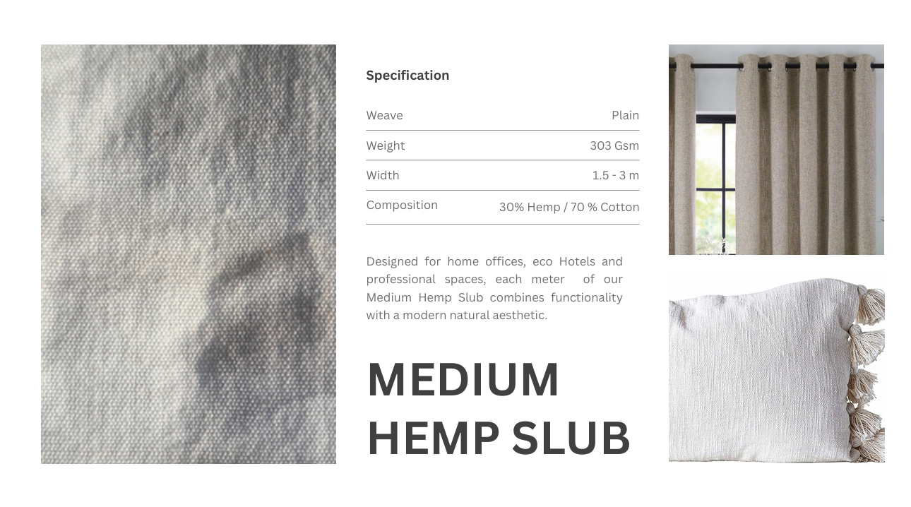 Medium Hemp Slub