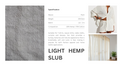 Light Hemp Slub