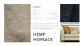 Hemp Hopsack